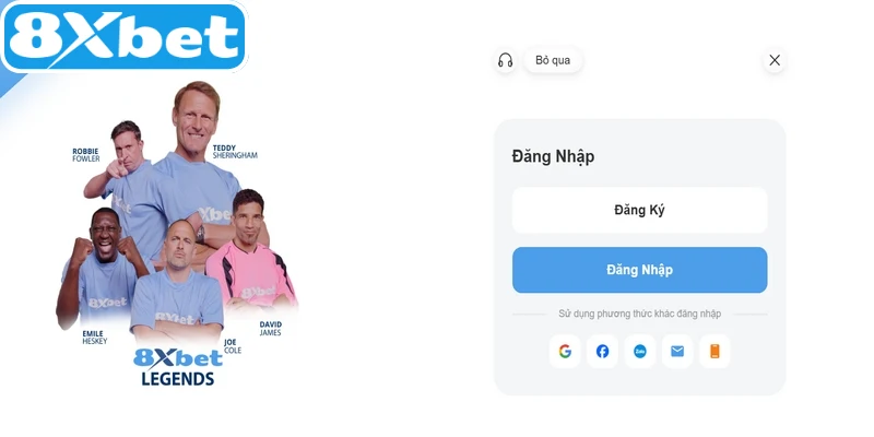 Quy trình thực hiện đăng nhập 8XBET chuẩn cho bạn